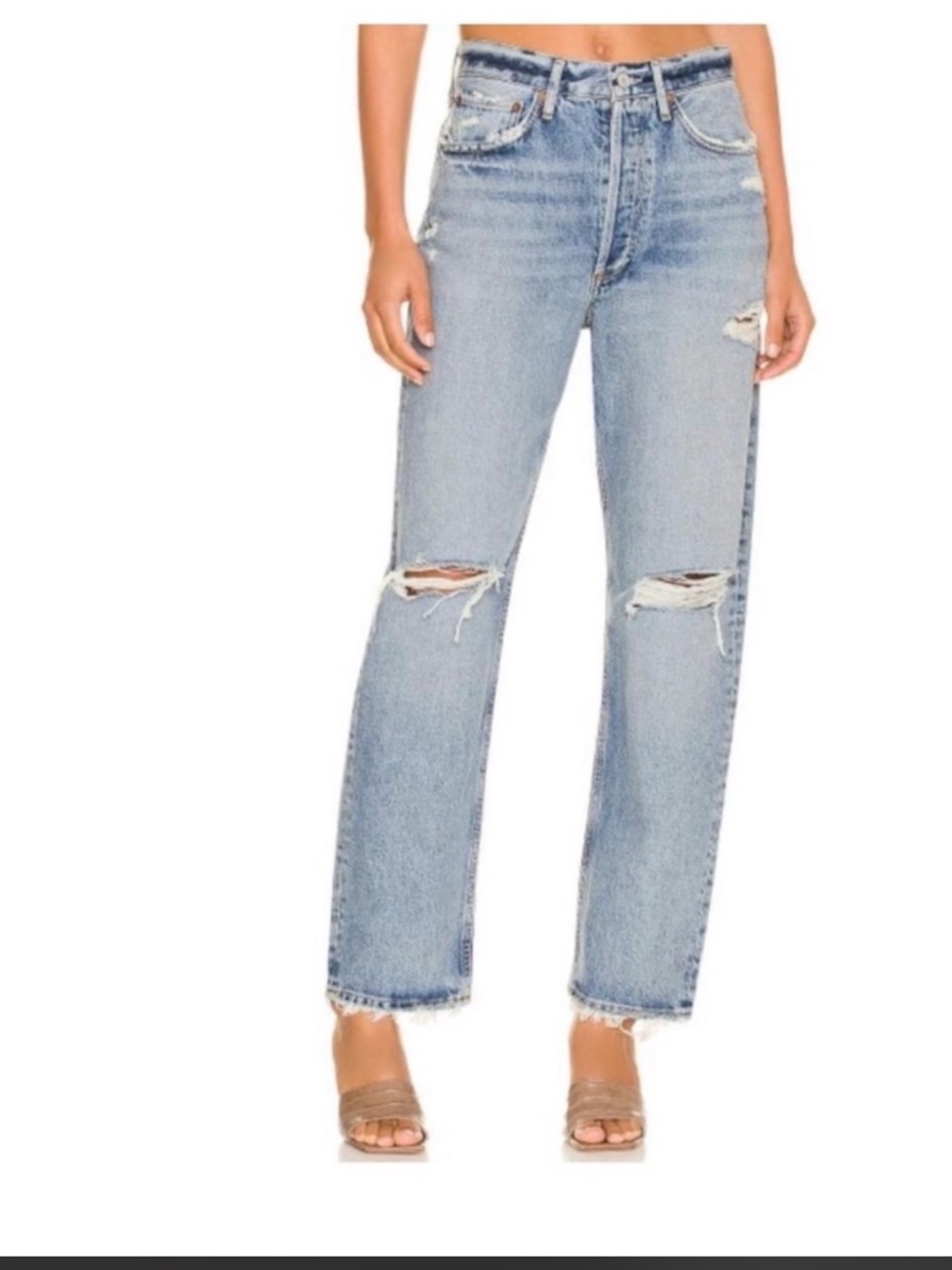 AGOLDE 90's Pinch Waist High Rise Straight Leg Jeans